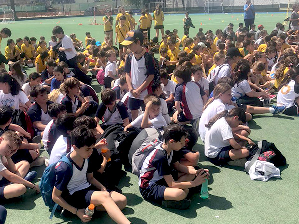 Encuentro de handball del Nivel Primario